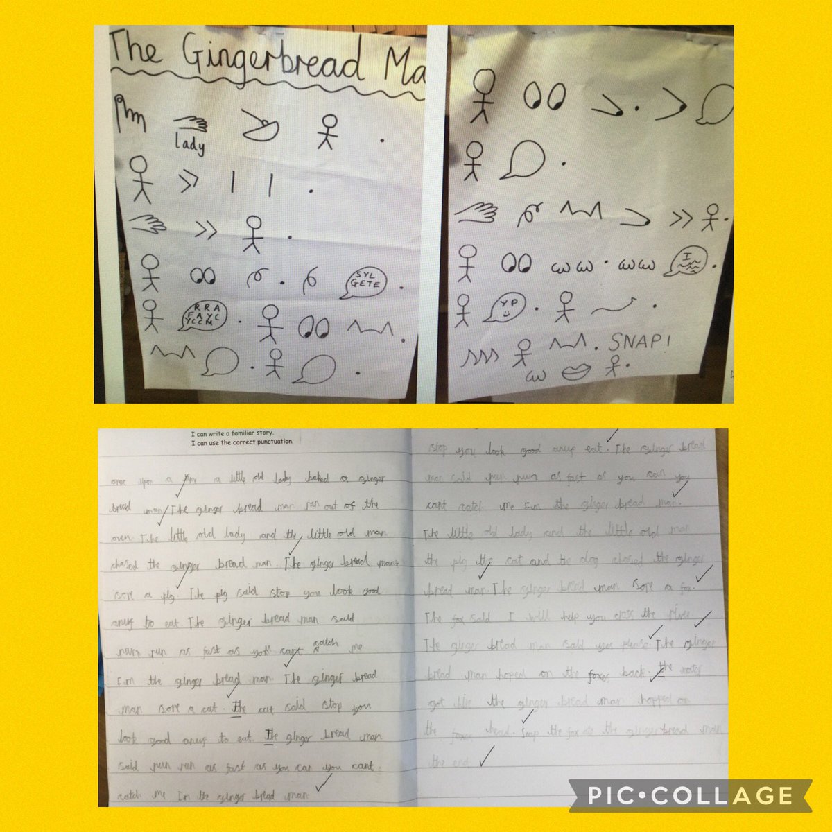 What fantastic independent year one writing using their talk for writing actions and pictures! Super spelling and punctuation! <a href="/BottesfordIS/">Bottesford Infants</a>
