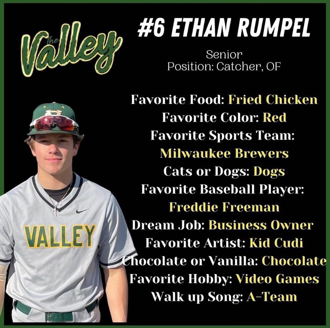 SVBaseball00's tweet photo. Senior spotlight! https://t.co/X5451HmWGJ