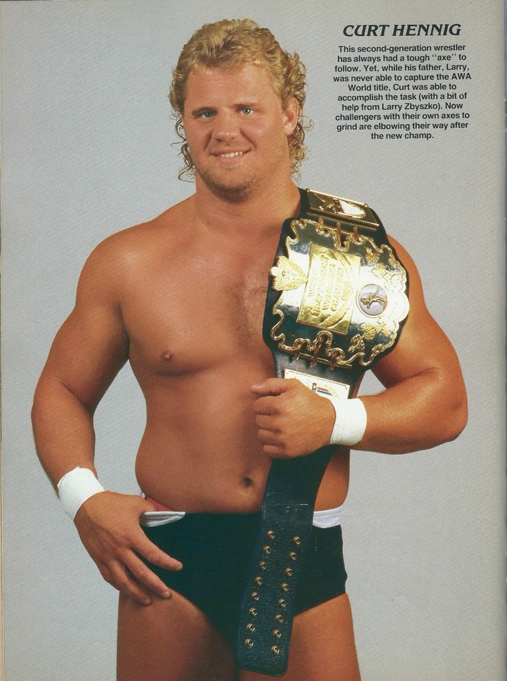 Happy Birthday to former AWA World Heavyweight Champion Curt Hennig. 
