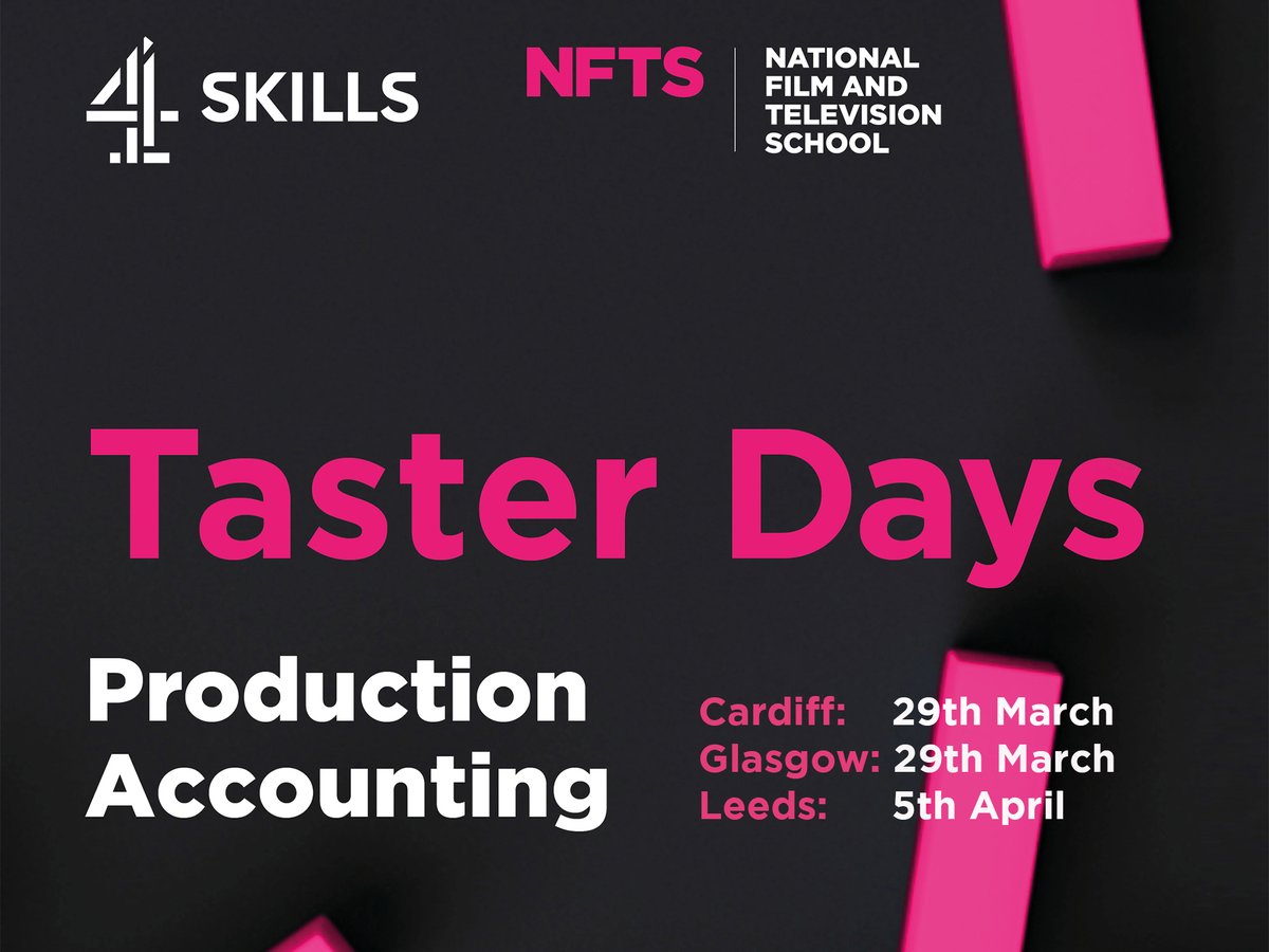 NFTSLeeds's tweet photo. Production Accountants are in high demand!
If you're considering a career change or utilising your existing skills, sign up to attend our FREE taster day on 5th April!
https://t.co/Q9ucENM5bU https://t.co/o6rd0HFwfr