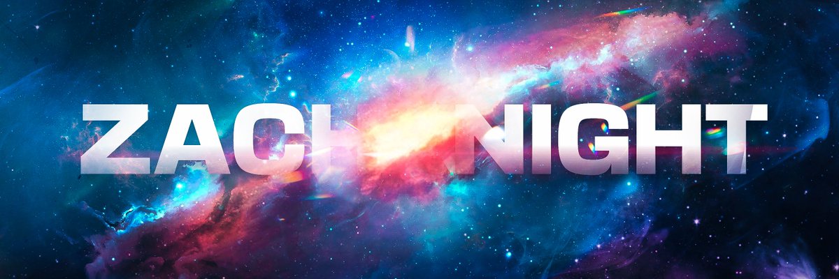 devoz07's tweet image. 🌌Header for "ZachKnight"
.
♥➕♻ Support Appreciated!