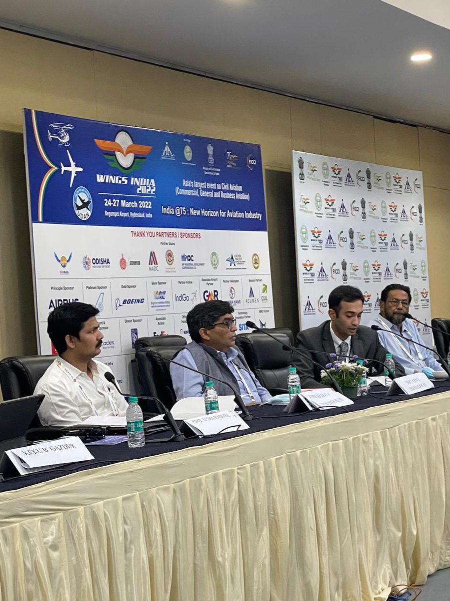 investindia's tweet photo. .@investindia conducted a stakeholder sensitisation roundtable at #WingsIndia2022 on the implementation framework of the Krishi Udan Scheme 2.0. 

#InvestIndia #KrishiUdan2 #InvestInIndia @AndhraPradeshCM https://t.co/p6Fwx5876P