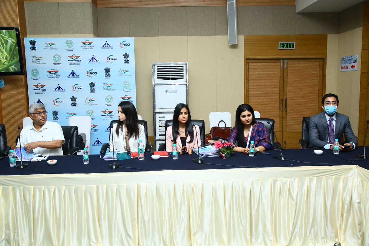 investindia's tweet photo. .@investindia conducted a stakeholder sensitisation roundtable at #WingsIndia2022 on the implementation framework of the Krishi Udan Scheme 2.0. 

#InvestIndia #KrishiUdan2 #InvestInIndia @AndhraPradeshCM https://t.co/p6Fwx5876P