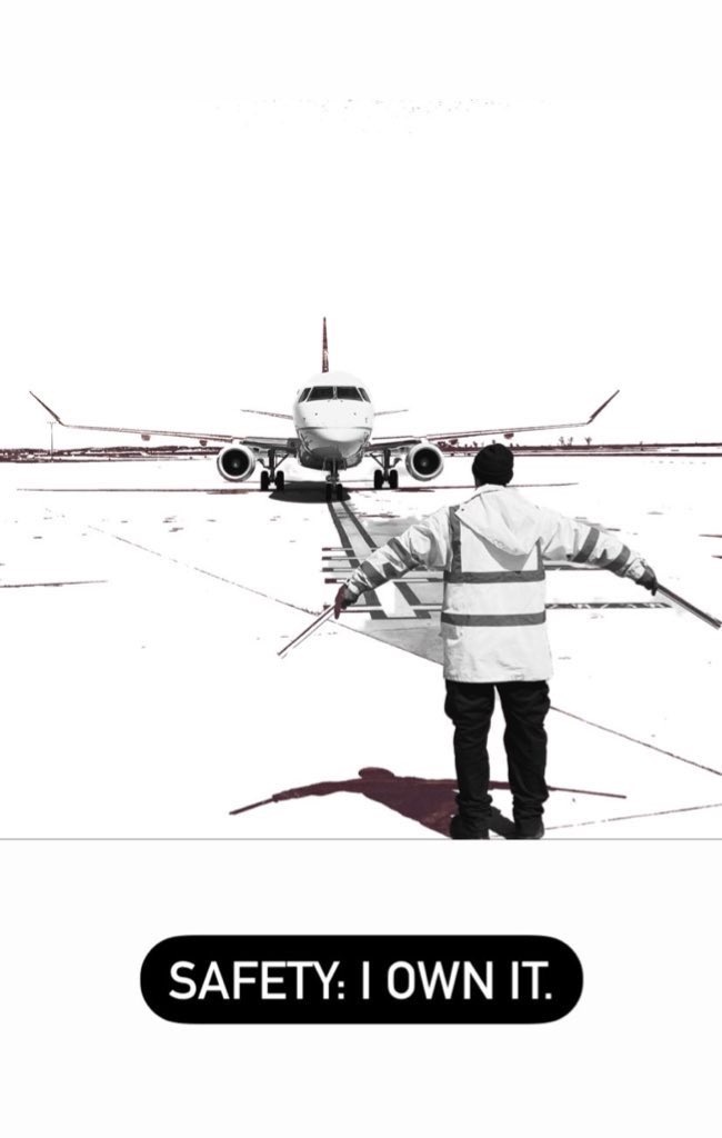 AOSafetyUAL's tweet photo. Verbal, non-verbal, and visual communication help keep everyone safe. Use hand signals, wireless headsets, and wands for safe operations around the aircraft. #communication #safety #safe #hand #signals #safetyiownit #followSOP #aviation #avgeeks https://t.co/XlLuXgR8gF