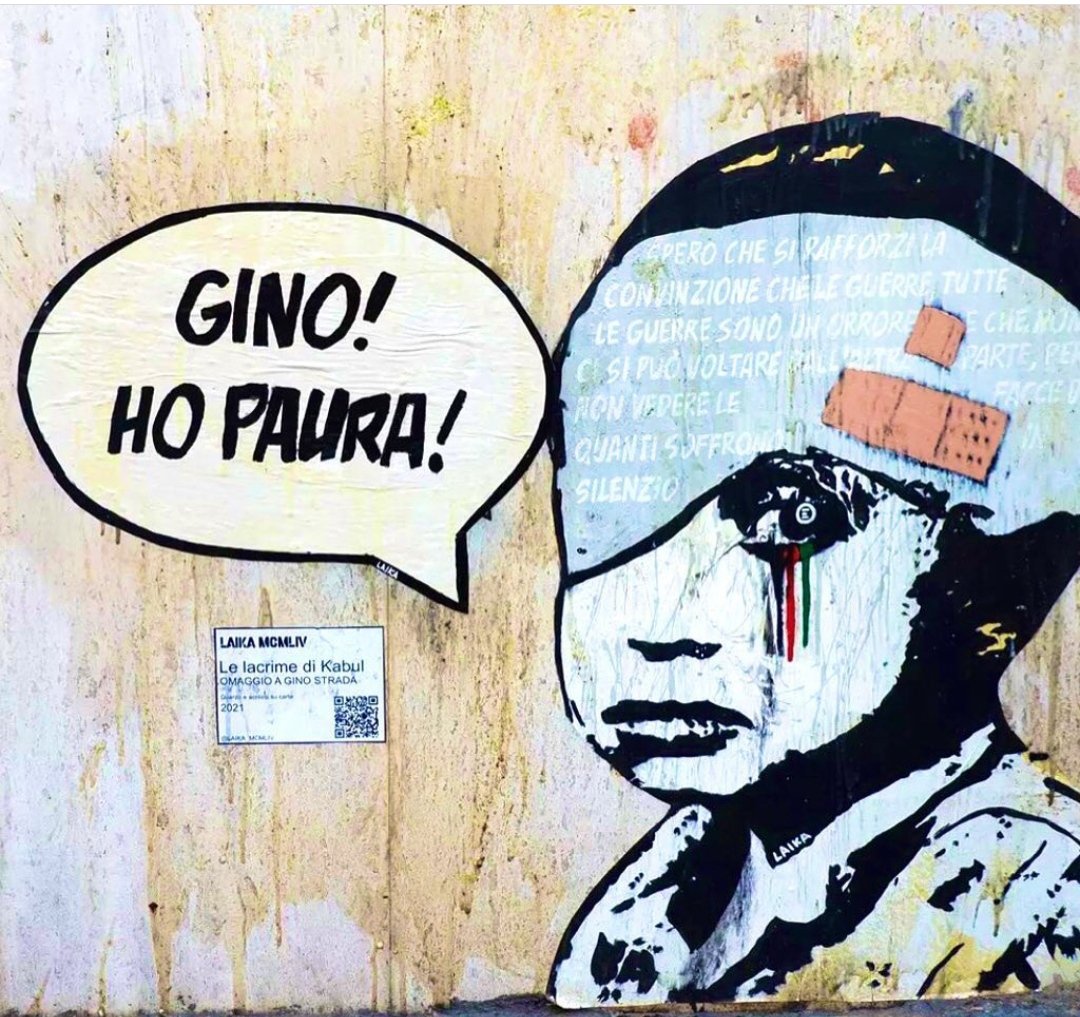 l'orrore della #guerra

Omaggio a #Ginostrada
#StreetArt 
#peace
#NoWarPlease