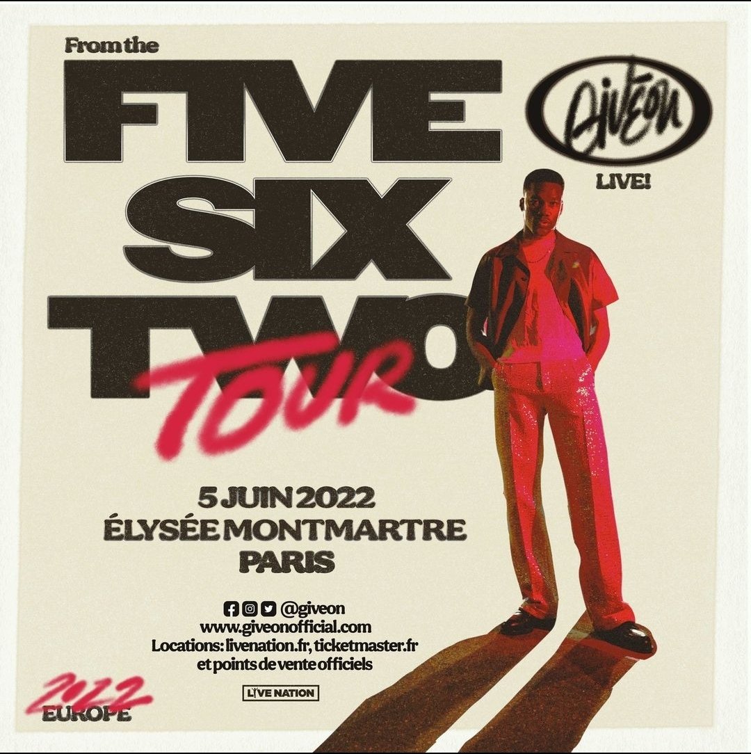 Évènement !! Giveon en concert le 5 juin prochain à l'Elysée Montmartre #Paris