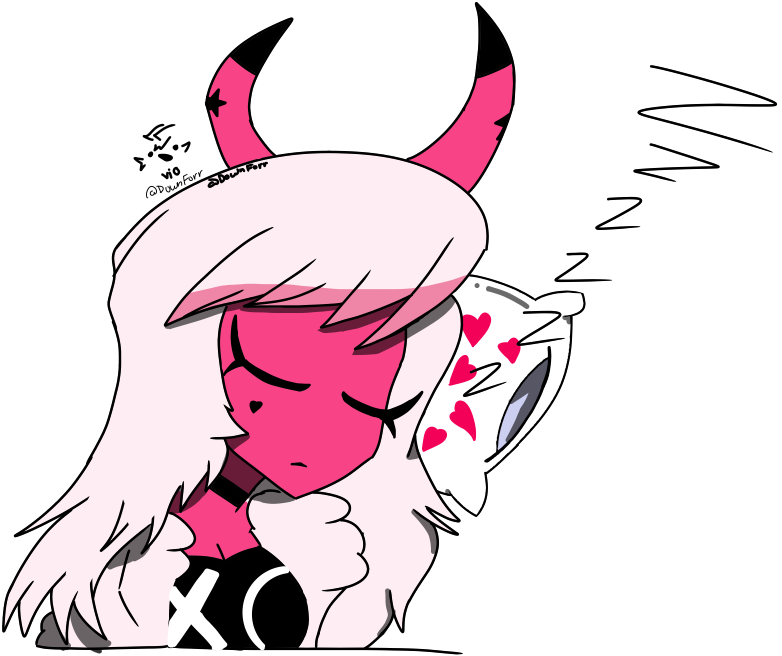 DownForr's tweet image. #HelluvaBoss #HelluvaBossFanart #VerosikaMayday
#Verosika beauty sleep for tonight :3💤