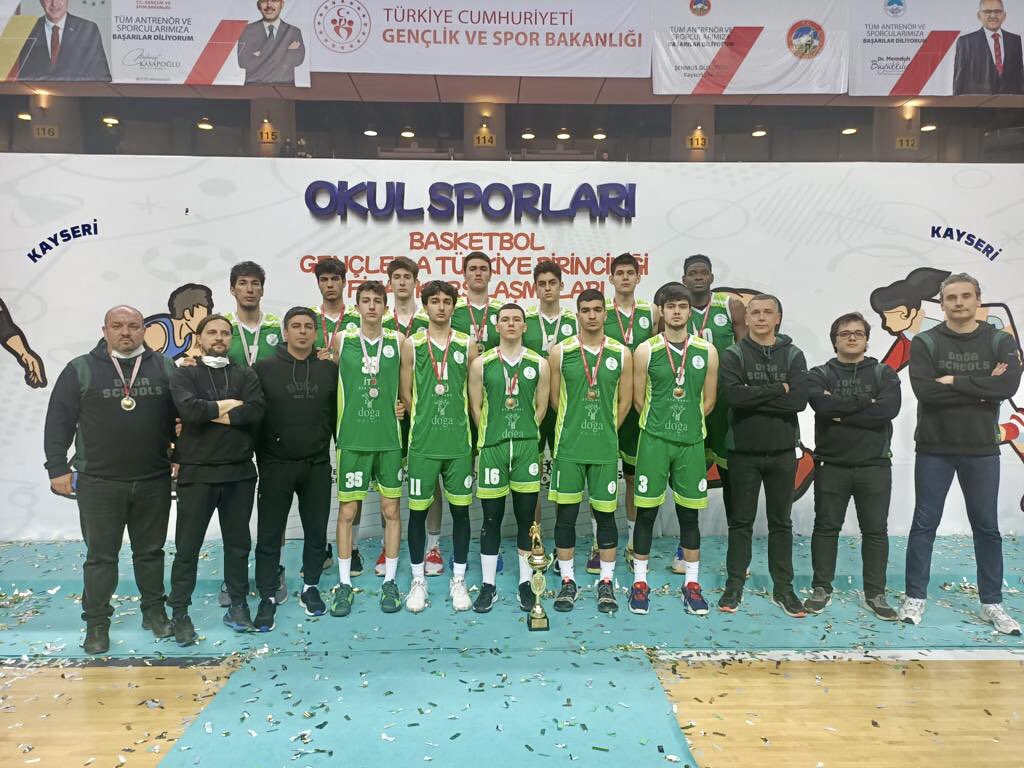 Türkiye Liseler Basketbol Şampiyonası'nda Türkiye ikincisi olarak bizleri gururlandıran Bursa Özlüce Kampüsü Genç Erkek Basketbol Takımımızı tebrik ederiz.🏀