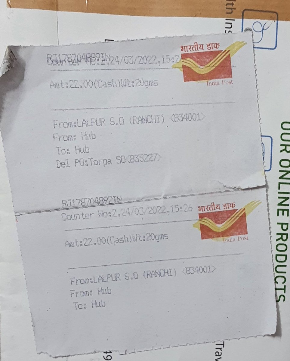 ParthoChattopa1's tweet photo. @IFFCO__TOKIO Iffco tokio ensuring customer suffering.

However was socked after receiving the letter.
1) the date of writing the letter was on 17th March, speed post done on dated 24th March at 15:26 hrs, time line given was one week.
2) letter received in dated 26th March 2022 at 13:22 hrs. https://t.co/VJN5staU3t
