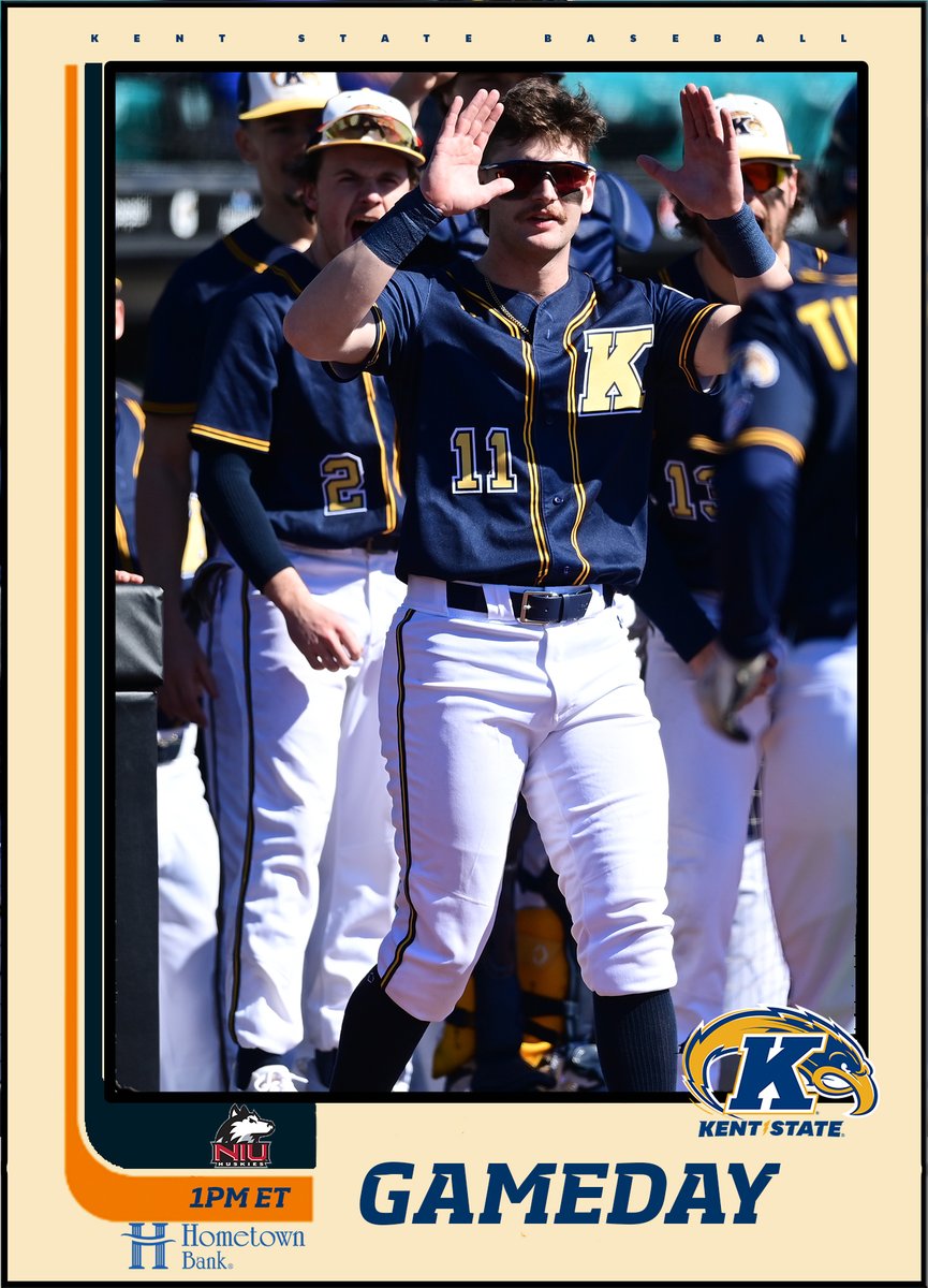 KentStBaseball's tweet photo. Monday game day vibes.

First pitch in the finale against NIU is set for 1 p.m. ET

#BiteDown https://t.co/omvzhWhWrb