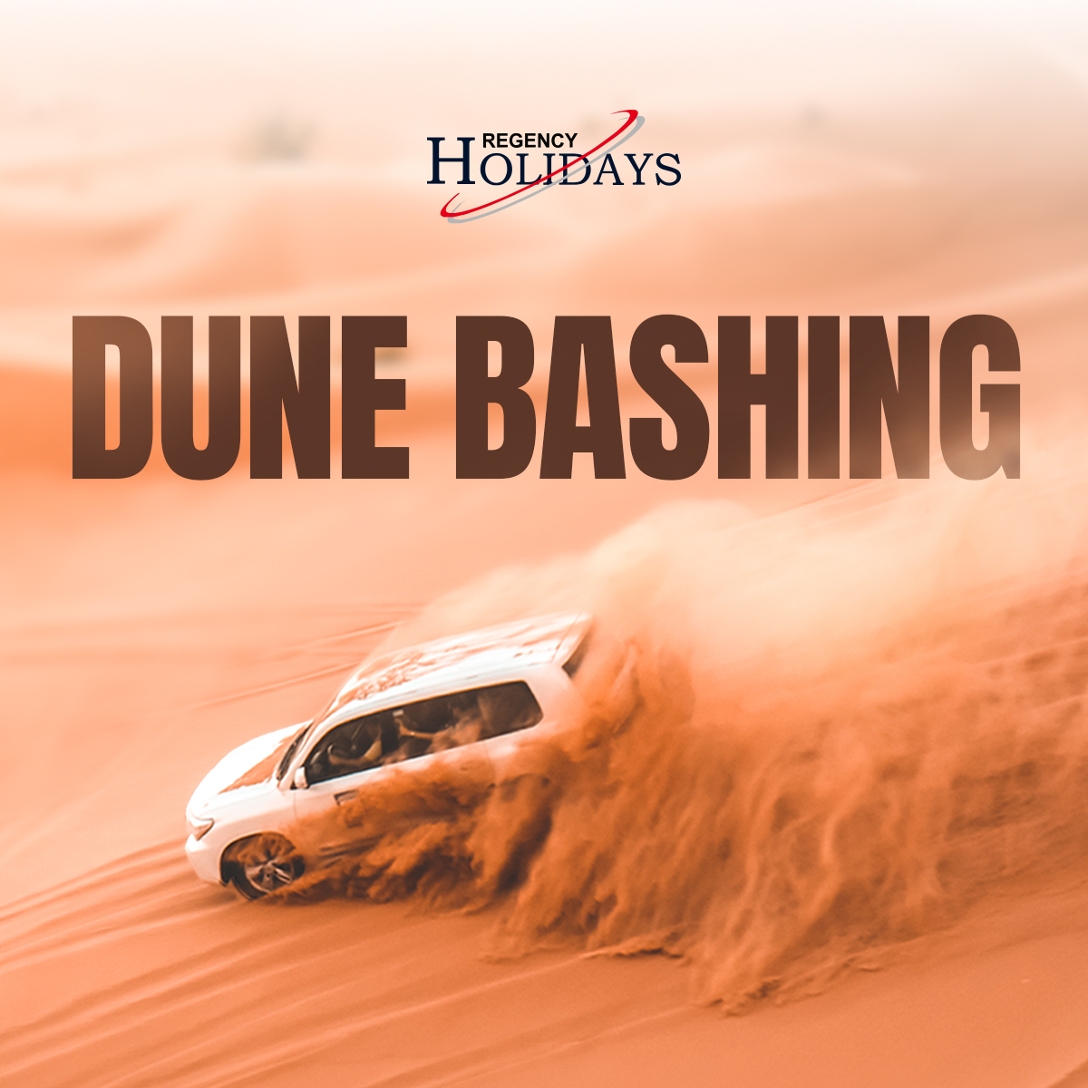 Dune Bashing is one of the most thrilling activities to try in Qatar. Dodging the ups and downs of desert terrains in an SUV is certainly not for the faint-hearted, but is something that you cannot miss.
#DuneBashing #DesertAdventure #ExploreQatar #RegencyHolidaysQatar #RHQ
