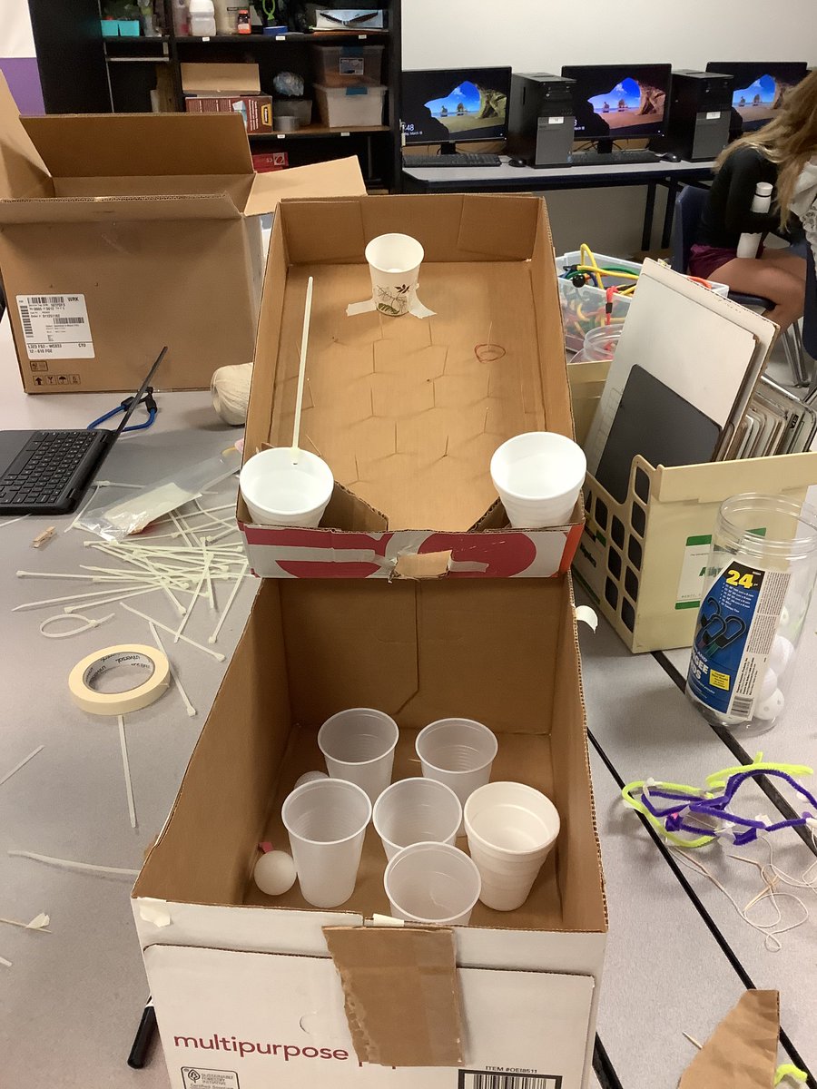 ehsamped's tweet photo. Creating games for our marshmallow launcher lab🚀 https://t.co/9WM1IewEZe