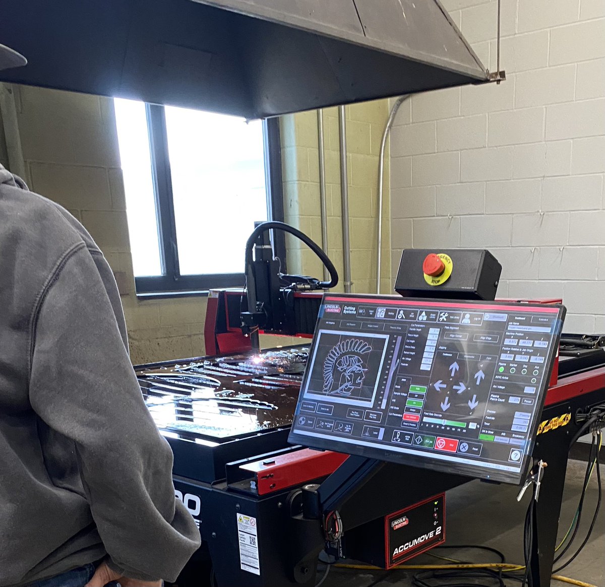 WMFreeEnt's tweet image. Got some new products in the making! Trojan heads are now being produced and we have a glance at an unfinished Blanket Ladder. View our online store at: wmcsd.org/students/west-…