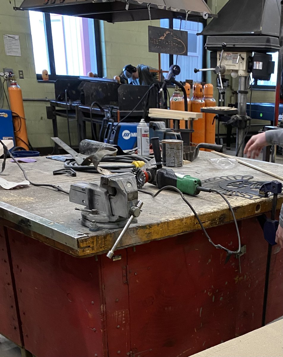 WMFreeEnt's tweet image. Got some new products in the making! Trojan heads are now being produced and we have a glance at an unfinished Blanket Ladder. View our online store at: wmcsd.org/students/west-…