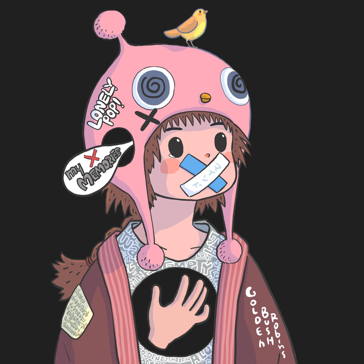 1/ My name is Noinah. Do you have your spirit animal? A little bird perhaps? A golden "Bush Robin" has always been my little one. 

From soul flows to <a href="/BushRobins/">Noinah🍭</a> 🧵