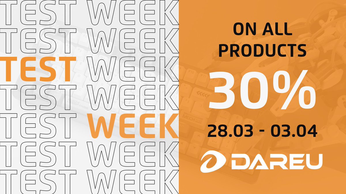 SHAPE_Sports's tweet photo. TEST WEEEEEK!
From today until Sunday, 03.04, our lovely partner @dareugg has a Test Week! 🤩
This week there's a 30% discount on all products! 🛍️
Hurry up and grab some equipment 👇
▶️https://t.co/kecfFksjwz
#goshape | #shapeyourself https://t.co/fuFXVrCtw8