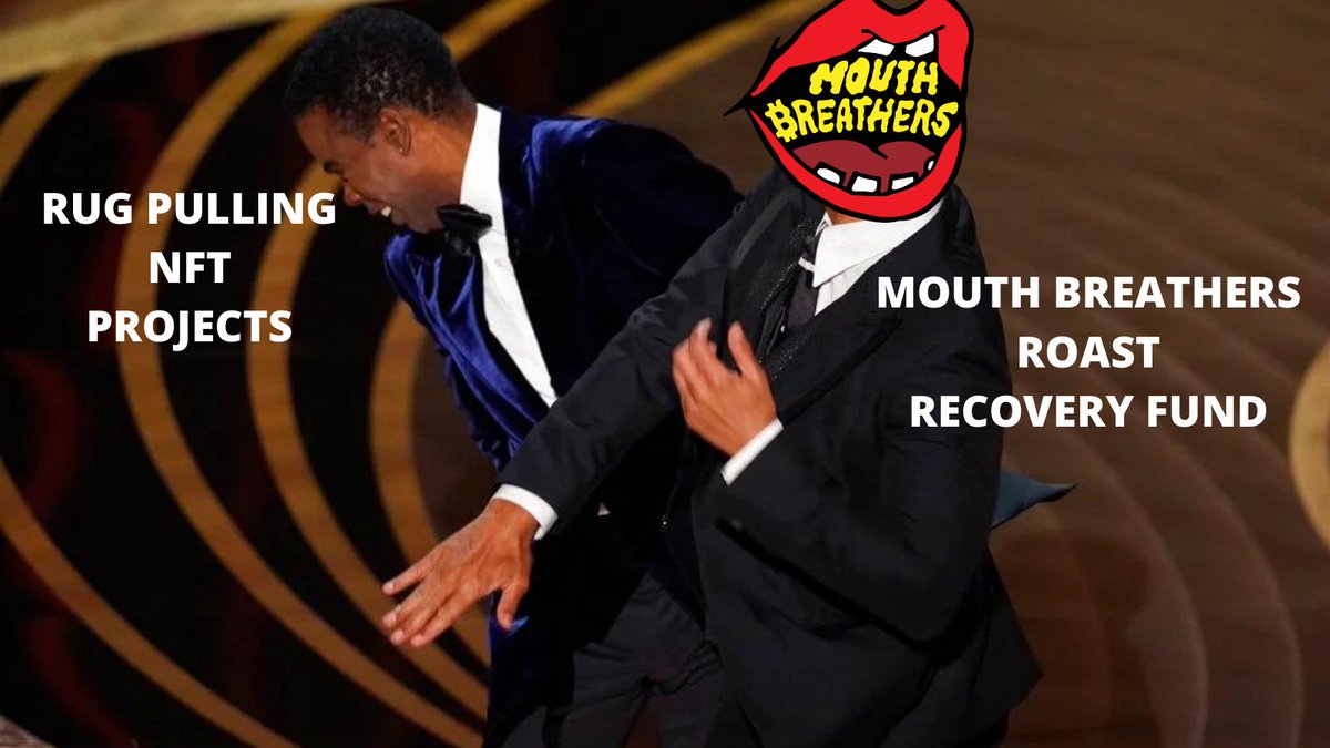 ApeHunterClub's tweet photo. What better time to introduce The Roast Recovery Fund- The 1st Ever web3 community &amp; studio gamifying humor &amp; exploiting Scams that stole a wealth of #ETH from you. Website, Partnerships,#NFTdrop news coming soon.
#NFTCommunity #NFTScam #NFTLaunch #chrisrock #Oscars #willsmith https://t.co/6DUAYehh9n