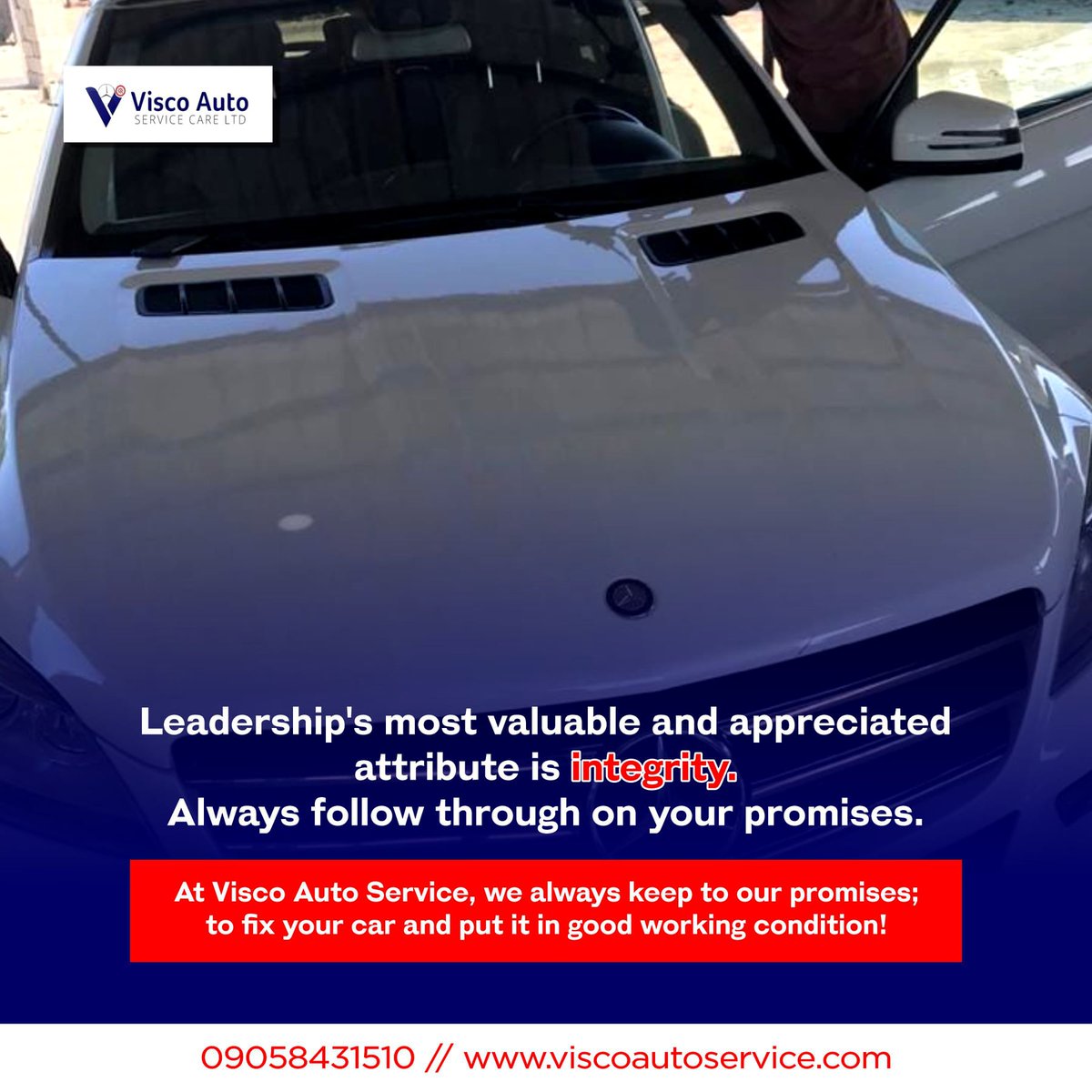 ViscoAuto's tweet photo. To be a leader you should obtain attributes like integrity, a wise leader should always follow through on all his promises.
Contact us on 09058431510 or visit https://t.co/o1BzTuHfXd for more information.
#autodetailing #performance #mercedesbenz #carsofinstagram #carservice #car https://t.co/ZiQmrzoRJg