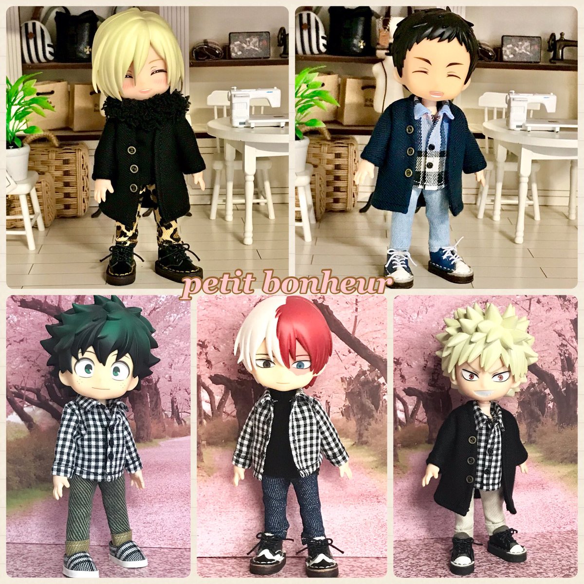 自分でもびっくりなくらい、ご無沙汰してしまいました💧
すみません💦
インスタと連動させてみたのですが…うまくいっているのか不明です(T . T)

ミンネさんに追加済みです
minne.com/pbonheur615
boothさんにもセット移動や追加をいたしました！
petitbonheur.booth.pm

#オビツ11  #オビツ11服