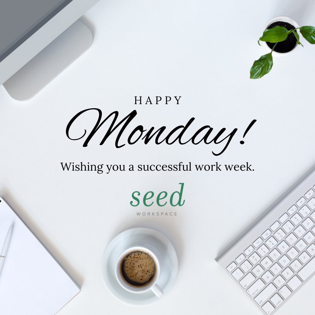 It's Monday again! Wishing you a successful work week.