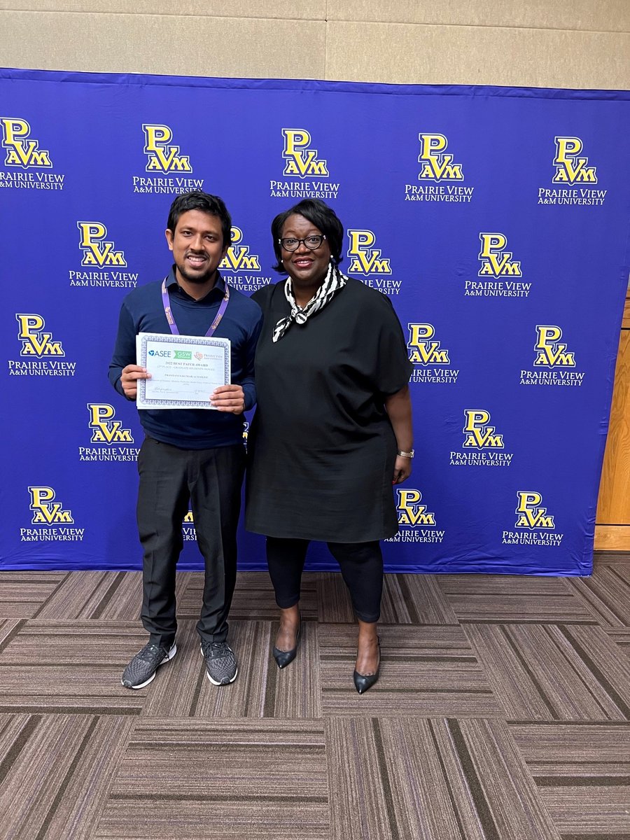 Congratulations to Dr. Michael Gangone, Dr. Michael McGinnis, Dr. Mena Souliman, and graduate student Prachanta Kumar Acharjee on winning awards at the 2022 American Society of Engineering Education! 🥳🏆 #UTTyler #CONGRATULATIONS