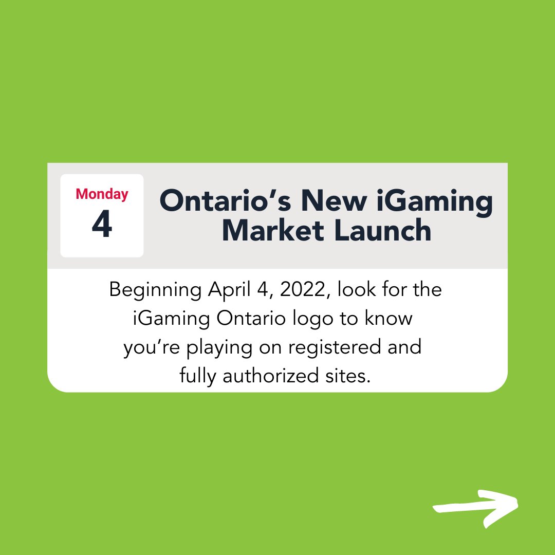 iGamingOntario's tweet photo. Beginning April 4, look for the #iGamingOntario logo on your favourite #igaming site, to know whether you’re playing with a registered and approved operator. Learn more about our standards for game integrity: https://t.co/adZiIdBIxt https://t.co/Bbl6D3JaIC