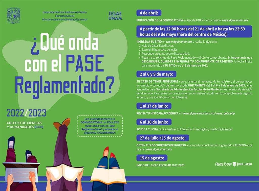 CCHUNAM's tweet photo. #CCHro de 6o semestre conoce los pasos para el Pase Reglamentado
@CCHAzcapoUNAM @pulsocchn @CCHVallejo_Ofi @CCHOte_UNAM @cchsur_oficial https://t.co/q5EV2mtweC