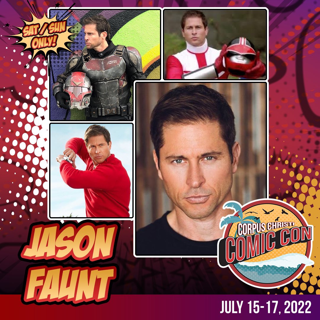 💥💥GUEST ANNOUNCEMENT💥💥 Please welcome Jason Faunt to Corpus Christi Comic Con!! Come meet him this July 15th-17th at the American Bank Center! 🎟Tickets 🎟 available now at: www.corpuschristicomiccon #C4TX22 #CorpusChristiComicCon #CorpusChristi