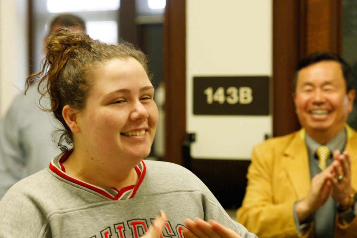 Mizzou's tweet photo. Congratulations to Claire Shipp on receiving the 2022 Mark Twain Fellowship! 

The $50,000 fellowship will help the MU graduate student pursue a two-year degree program at the University of Oxford School of Geography and the Environment.

Read more: https://t.co/dgfZvTJNTx https://t.co/XVeQSkT9YL