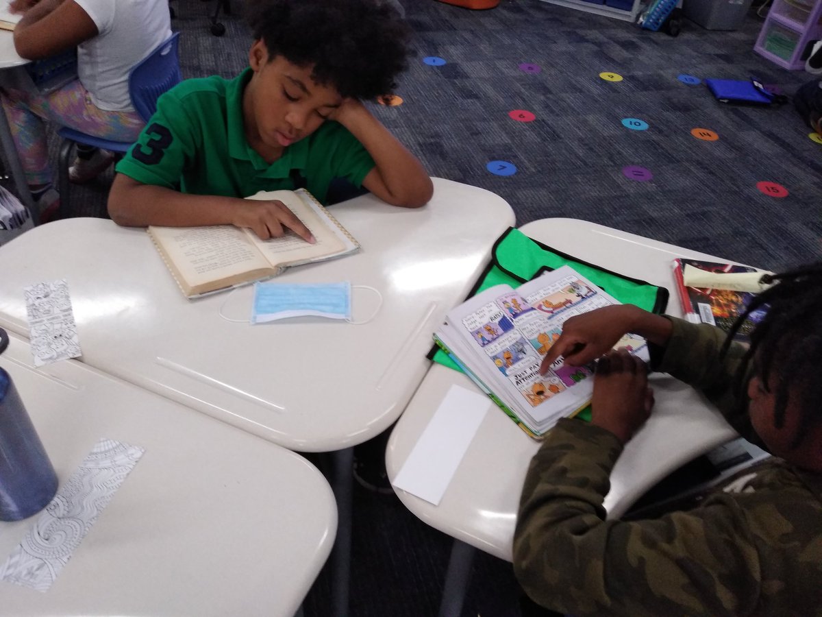 ManryMs's tweet photo. Nothing makes me happier than seeing happy students reading their books that they just got from the library!
#2ndtoNone https://t.co/DmR0Pdzzj2