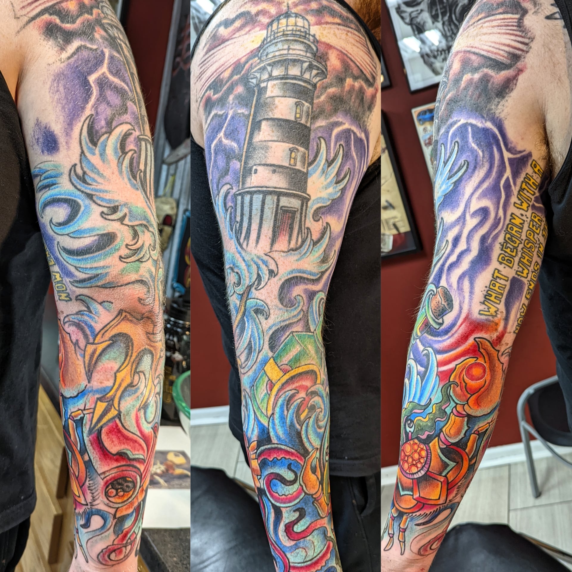 ocean arm sleeve tattooTikTok Search