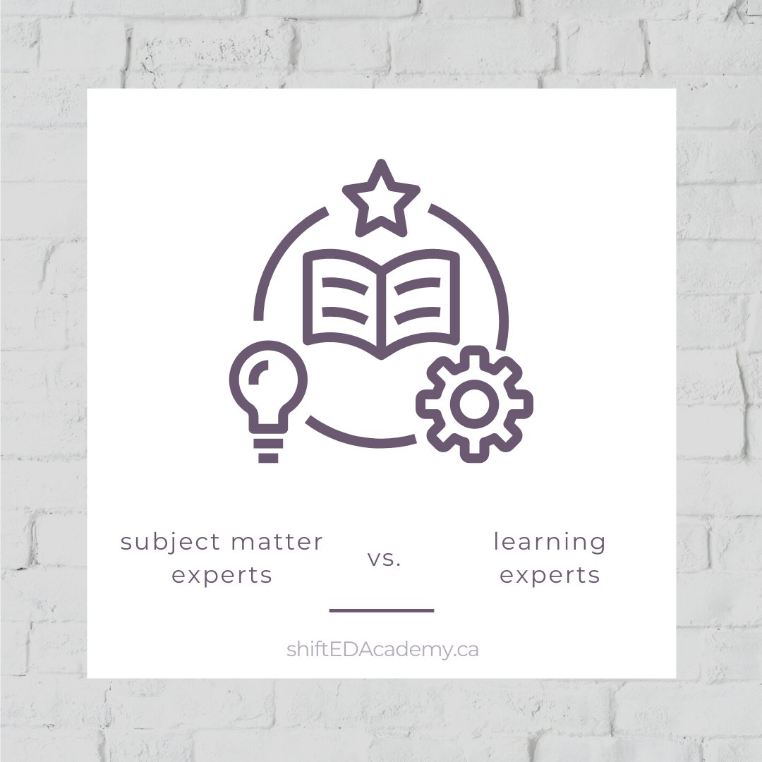 shiftEDAcademy's tweet photo. We love this article from Sonata learning that goes into more detail about how these two kinds of experts are a match made in heaven!
https://t.co/U9tCpUbJGv
#presentationskills #learningexpert #subjectmatterexpert https://t.co/gg6vSGGx8N