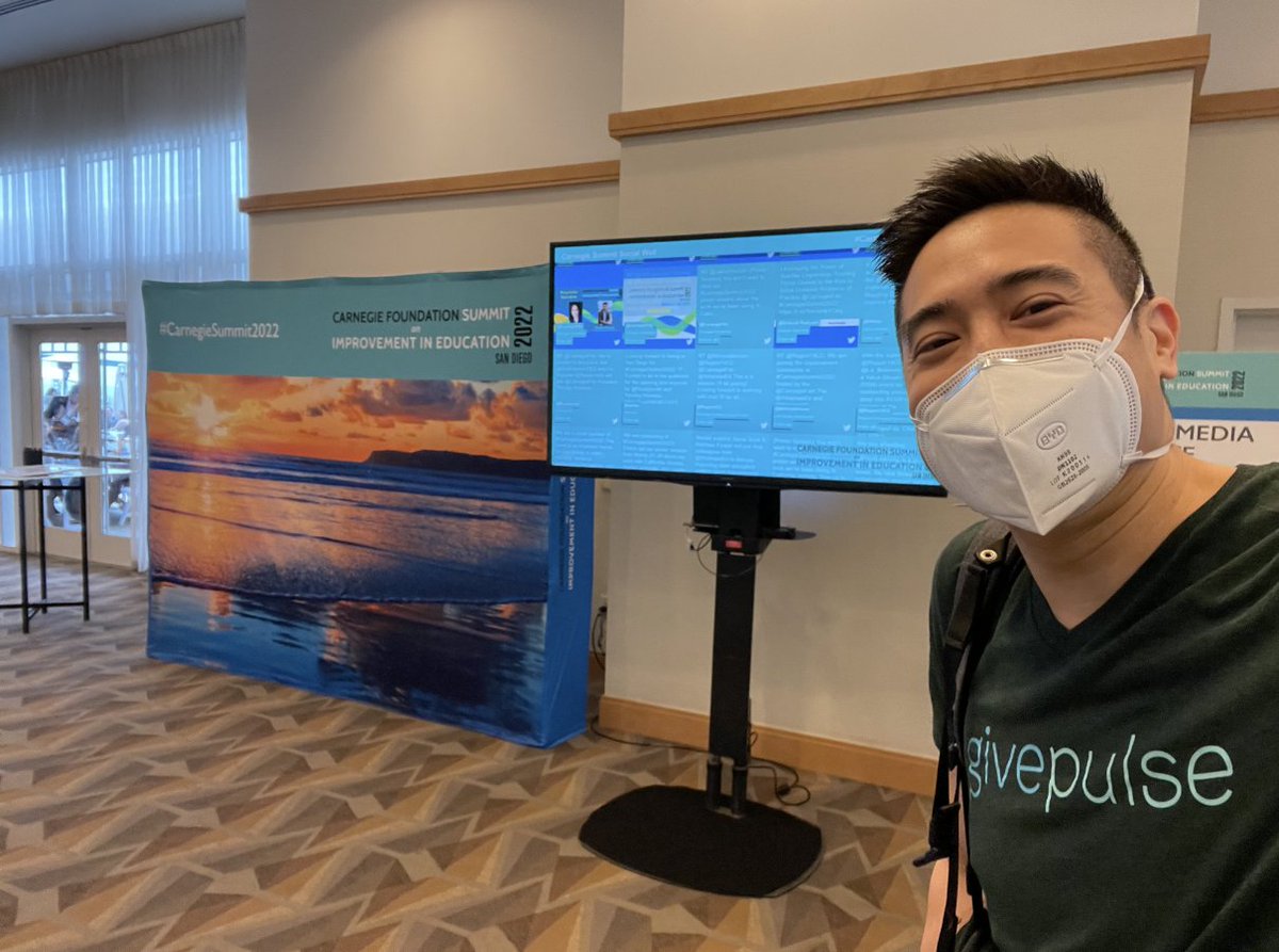 givepulse's tweet photo. Kicking off @carnegiefdn #CarnegieSummit2022 @visitsandiego at the #preconference for using #dataforimprovement!
#carnegieelectives #systemsthinking https://t.co/2AjJPGUi4P