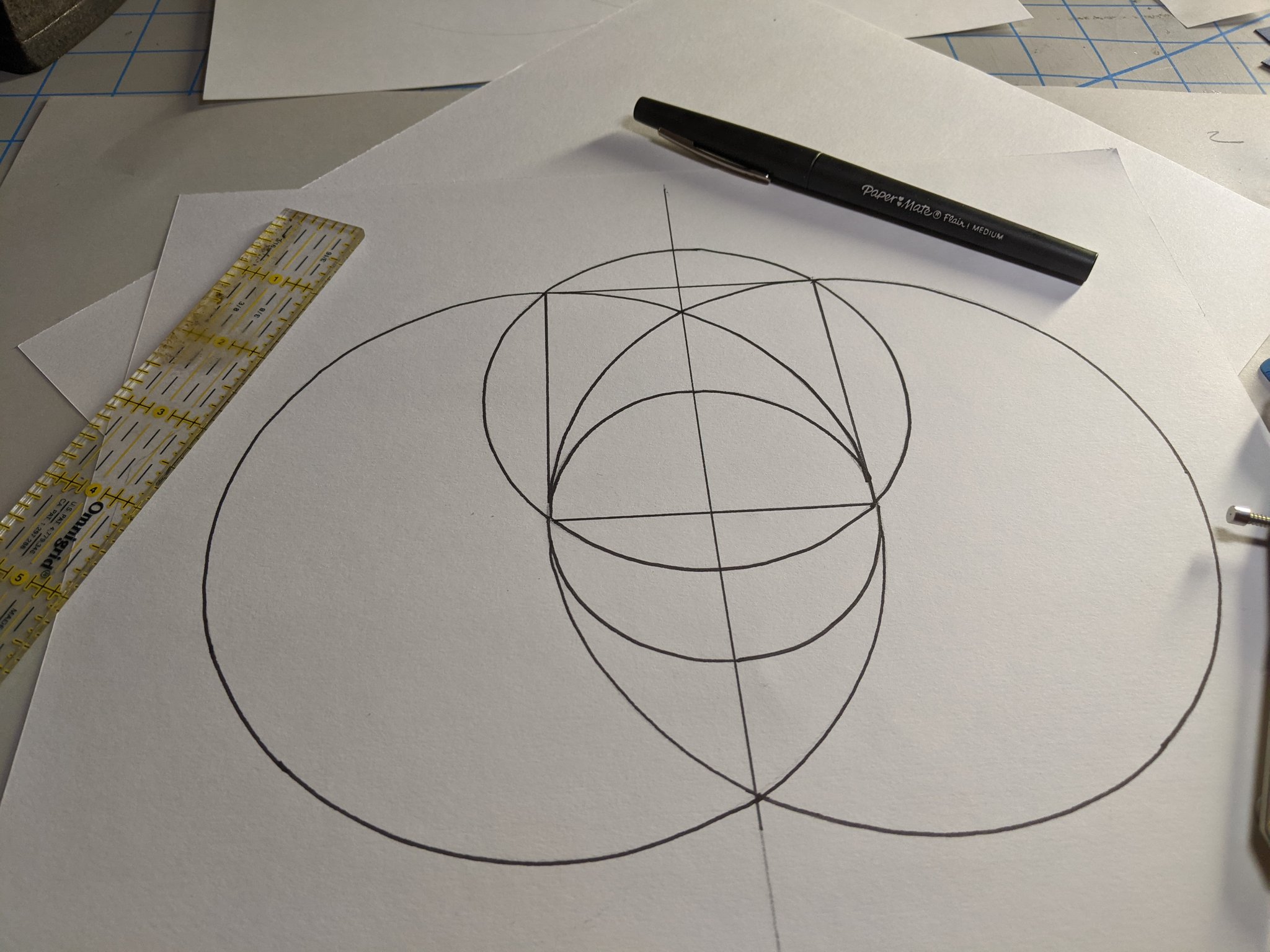 Paula Beardell Krieg This Square Starts With Just The Base The Method Here First Defines The Center Of A Square With This Base Then There S At Least A Couple Of