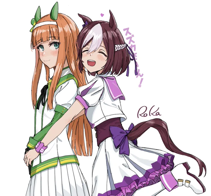 絵チャで描いたスペちゃんスズカさん 