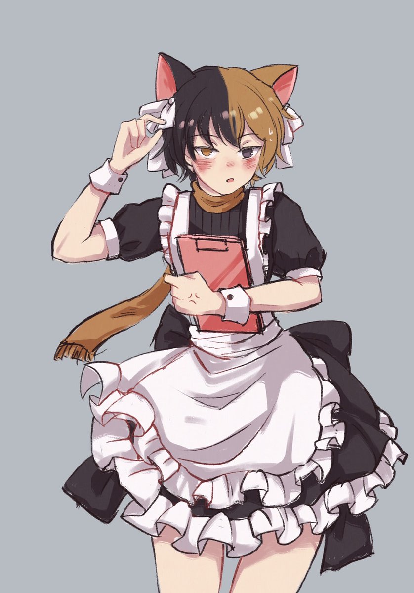 zhutopia_fnd's tweet photo. Teru maid papa 🥺🌸✨

actually, I just want to try a new brush 🤣 Teru was the victim this time--- https://t.co/HGak06Za8J
