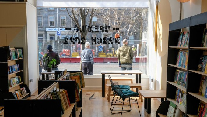 Book people (and let's face it, that is most of you) there is a new bookshop just opened in Leith, Edinburgh <a href="/argonaut_books/">Argonaut Books Isn’t On This Platform Anymore</a> Hurrah.