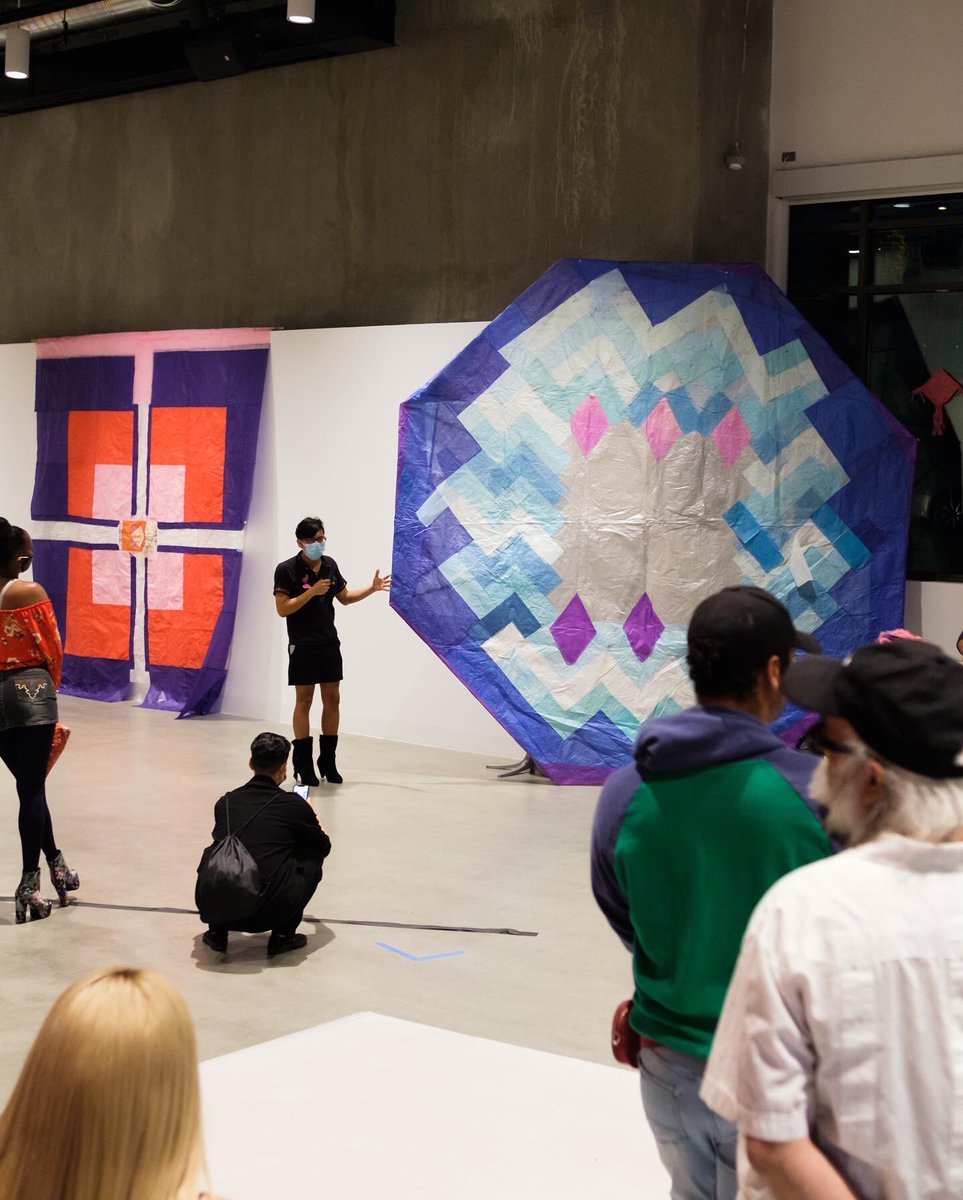 GI_LosAngeles's tweet image. Thank you to all the wonderful people who came out to the exhibition opening “Festival de Barriletes”, created by @mactivist.  

The exhibition is part of the Neighborhood Interpretive Center and still on view until May 31st. More programming to come!