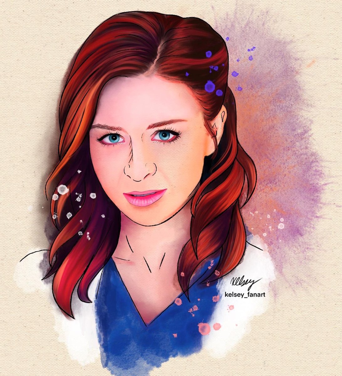 Amelia 💜🎨🧡 

#GreysAnatomy #fanart <a href="/caterinatweets/">Caterina Scorsone</a>