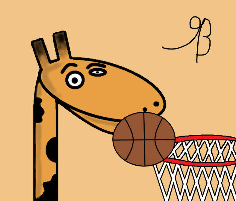Cr4azyNF's tweet photo. New NFT! The basketball giraffe is here. #7 - 1$ https://t.co/CH14u2ey60