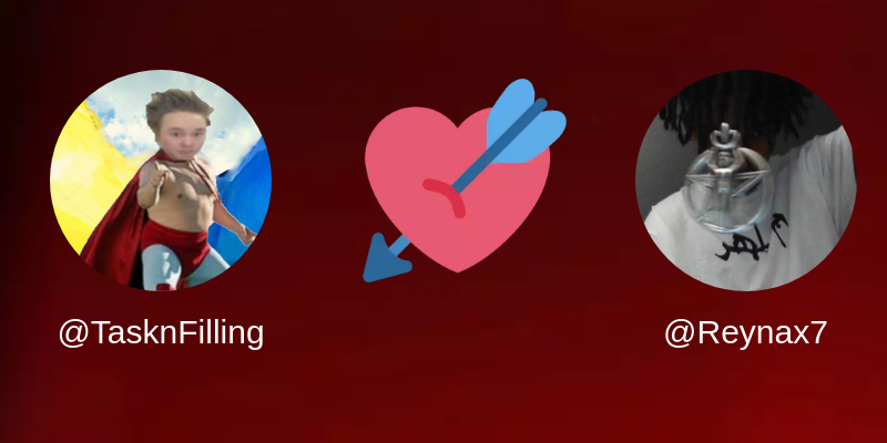 TasknFilling's tweet photo. My Twitter Crush is: @Reynax7

Find yours at https://t.co/mBF4CxCfhD

⠀ https://t.co/lxpBZZqkWH