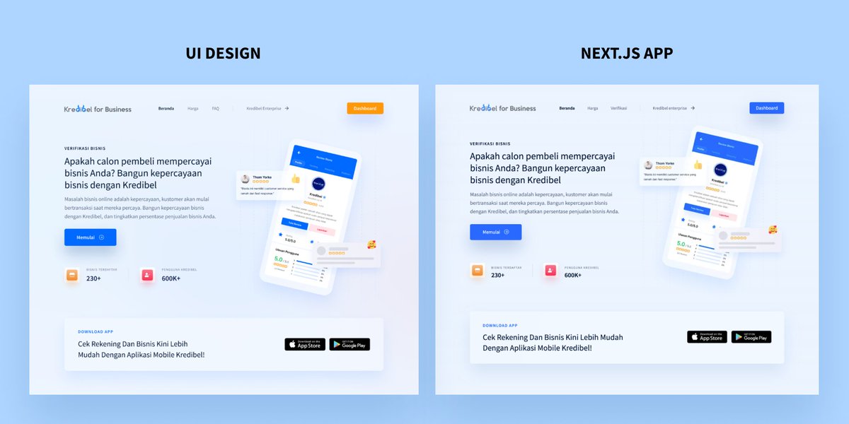 transform ui design ke next js app. baru kali ini gue keribetan sama ...