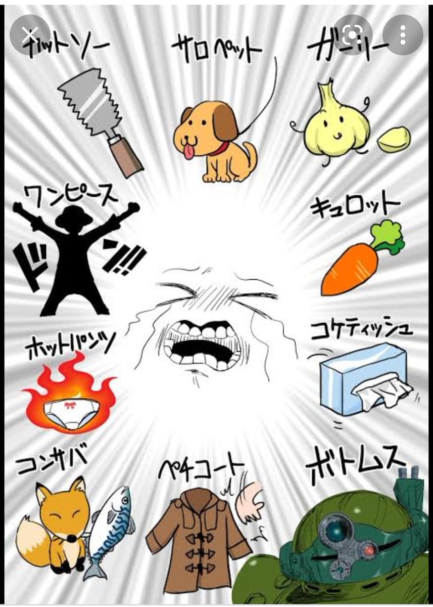 PAPAmon1124 @nekomaro36 ファッション用語わかんないよ〜！って
