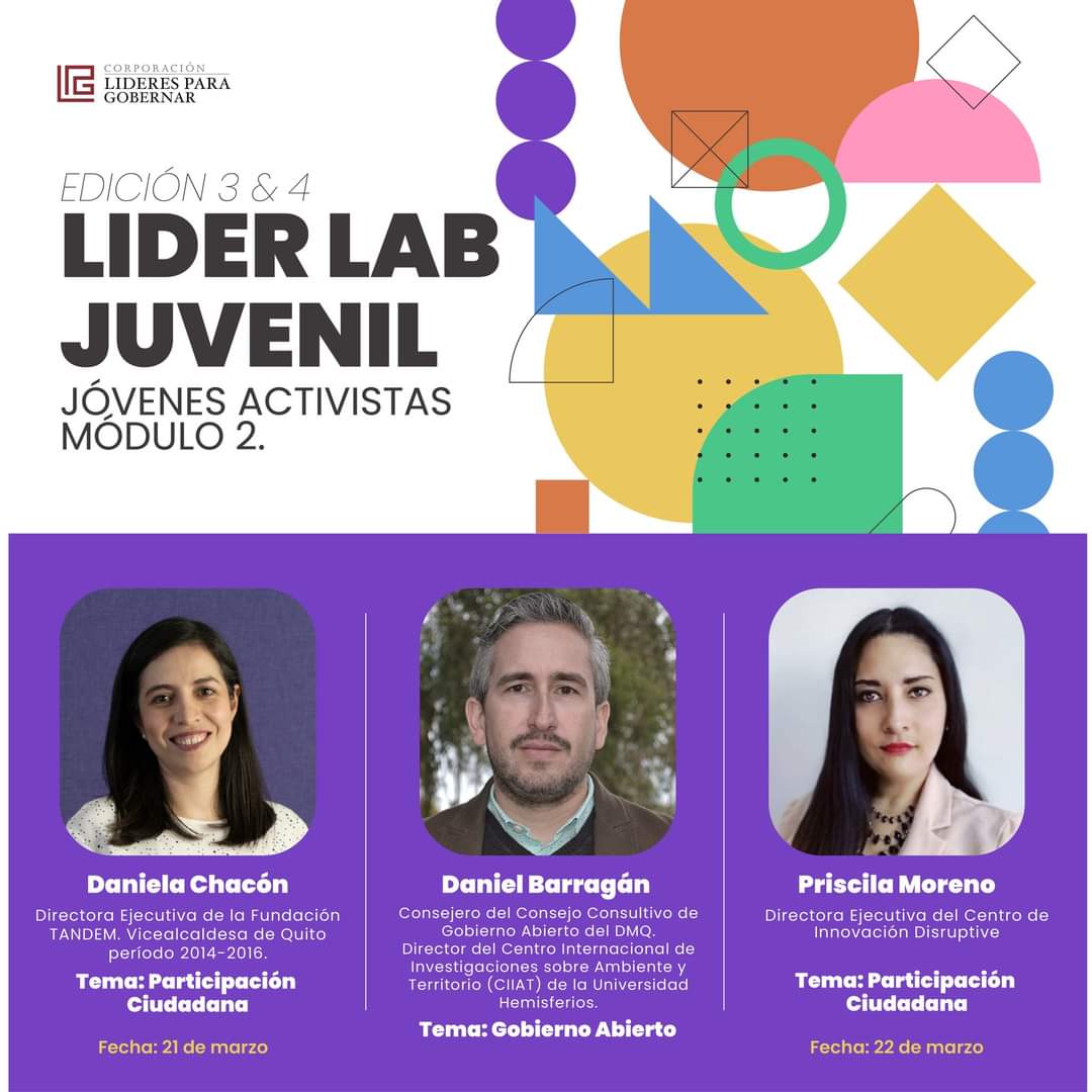 ciiat_UHE's tweet photo. La semana anterior, nuestro director, @DBarraganEc, participó en el #LiderLabJuvenil de @CLPG_ec, compartiendo sobre el modelo de #GobiernoAbierto y las experiencias de #Ecuador y #Quito. https://t.co/KfSNuTka1k