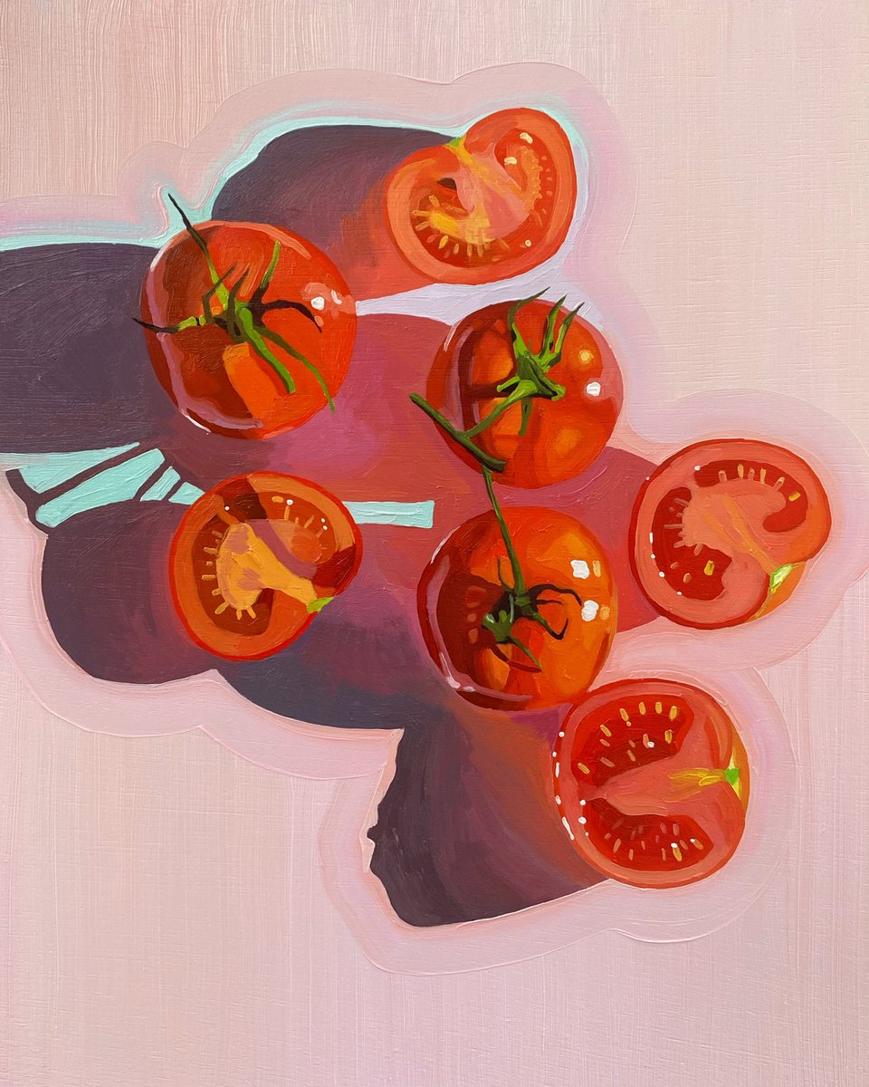 「tomato glow 🍅 」|Leah Gardnerのイラスト