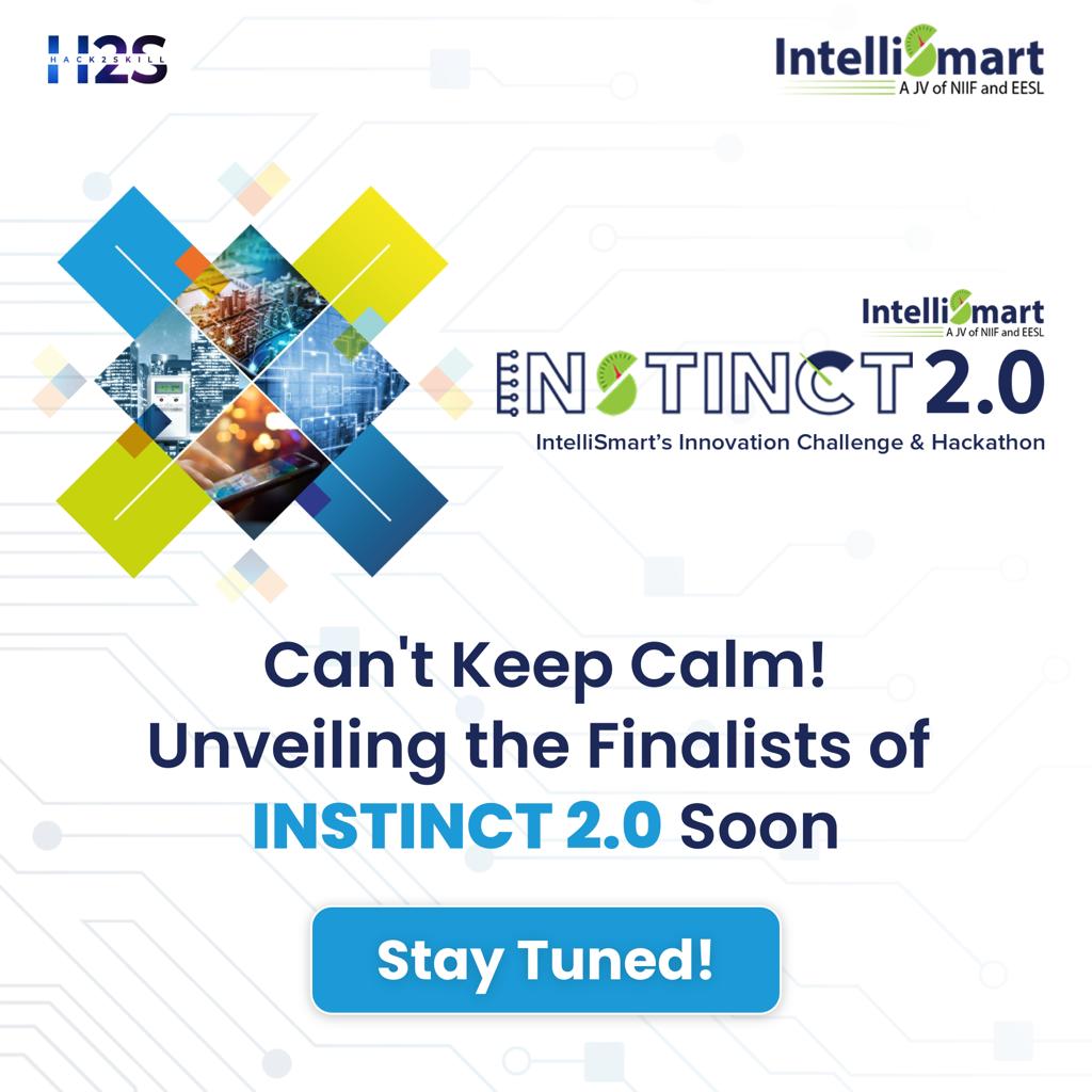 Intelli_Smart's tweet photo. With over 1600 entries this year, #INSTINCT 2.0 is #bigger, #better and extremely #competitive! 

After a lot of deliberation, the #jury has shortlisted the #finalists from the top 10 #teams across all four problem statements. 

#Results will be out #soon! 

Stay tuned. https://t.co/ZIl66c9DbJ