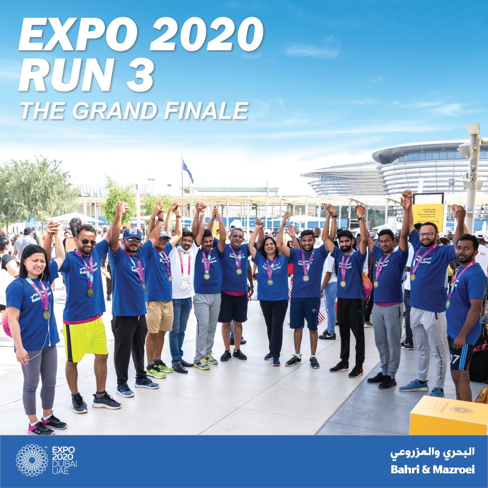 Telematics_ME's tweet photo. The Bahri & Mazroei family displayed an impressive turnout at the #Expo2020run on 26th MAR
What better way to spend an amazing morning running along the stunning #International Pavilions for many of which we have provided #Life_Safety #Lighting #ELV #SecurityAndElectricalServices https://t.co/YE29qp358c