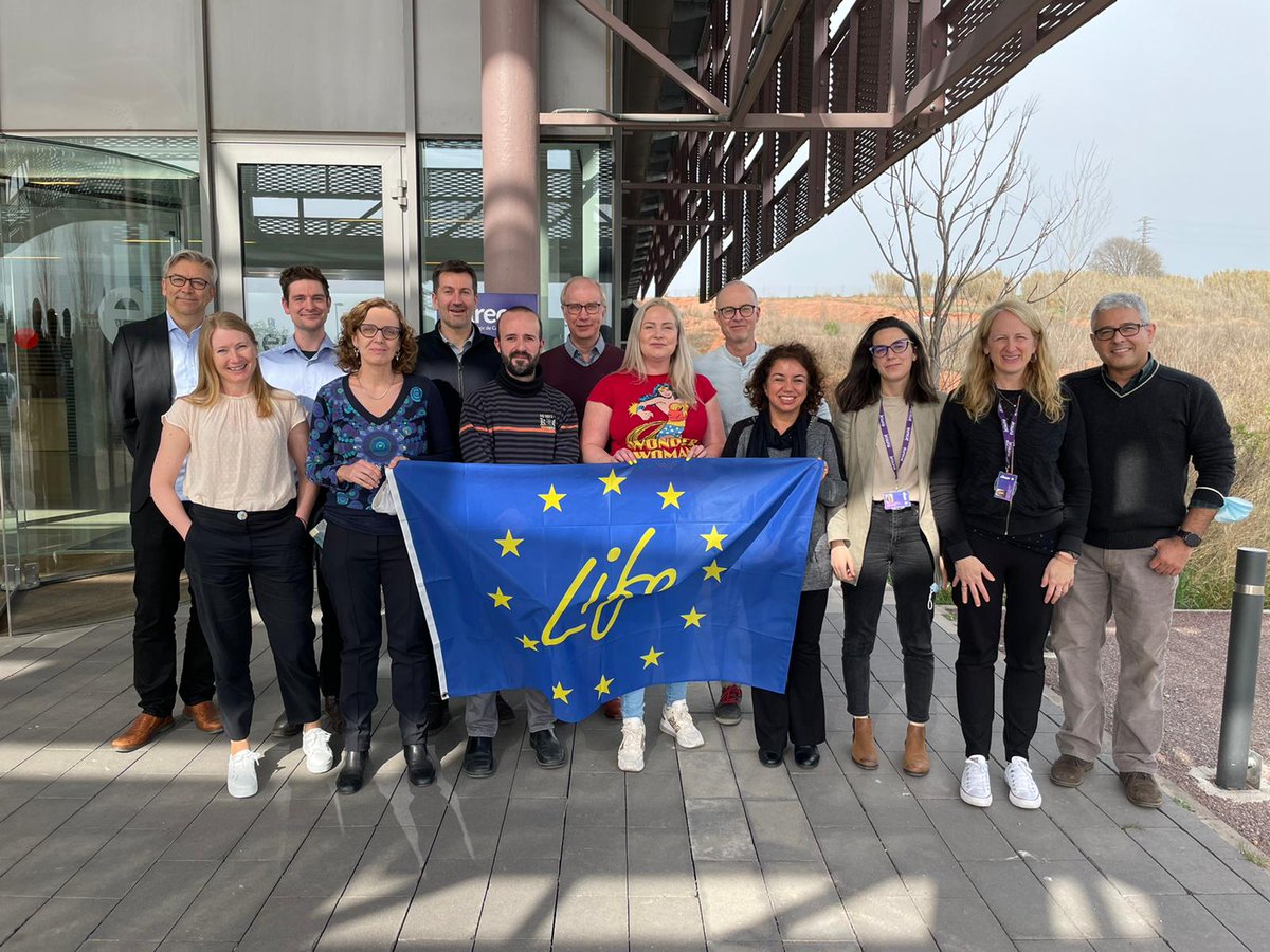 Salvatella18's tweet photo. #LIFE-SOURCE  project monitoring meeting. Meeting the team face-to-face. @LIFEprogramme @Eurecat_news https://t.co/E82oUTrVcu
