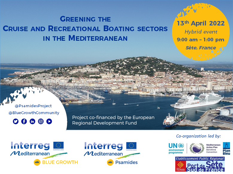 Euroregion's tweet photo. 📣#International #event
Want to know more about our @psamidesproject actions and best practices to improve #sustainability of #cruising and recreational #boating sectors in the #Mediterranean?
Register now to attend online or in person!
https://t.co/OTaHdm78c9
@BlueGrowthCom https://t.co/vOxvWytPTA