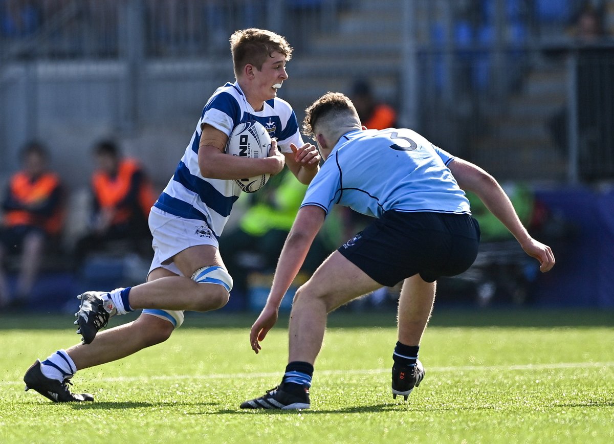 LeinsterBranch's tweet photo. FULL-TIME: @bankofireland #LSJC semi-final:

@BlackrockColl 3
@stmcrugby 6

#LeinsterRugby #FromTheGroundUp https://t.co/M18wmvaSGR